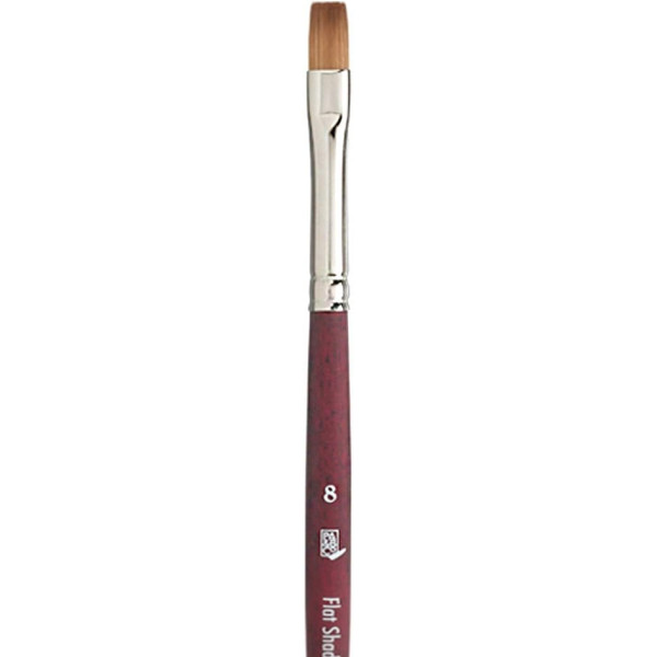 Pinceau - Plat à ombrer - Toutes techniques - N°8 - Synthétique - Princeton - Velvetouch - Série 3950FS