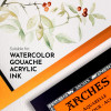 Bloc - Peinture aquarelle - A3 - 29,7x42cm - 300g - 12 feuilles - Grain torchon - Arches