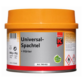 photo-Mastic - Universel - Remplissage et finition - Bi-composant - Durcisseur inclus - Auto-K - 1kg
