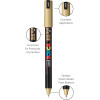 Feutres - POSCA - PC-1MR - Pointe extra-fine - 8 couleurs pastel - Tous supports