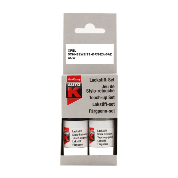 photo-Stylo de retouche et vernis pour carrosserie - Opel - Schneeweiss - Auto K