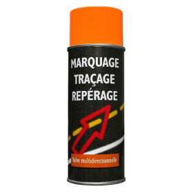 photo-Bombe de peinture - Marquage - Traçage - Orange fluo - Tous supports - Altona - 400ml