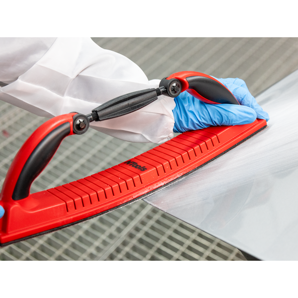 NTools HR R 400 - Ponceuse manuelle flexible avec aspiration - Pour carrosserie