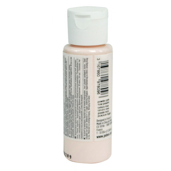 Peinture acrylique - Rose ballerine - Mat - Fluide - Tous supports - Loisirs créatifs - Pébéo - 59ml