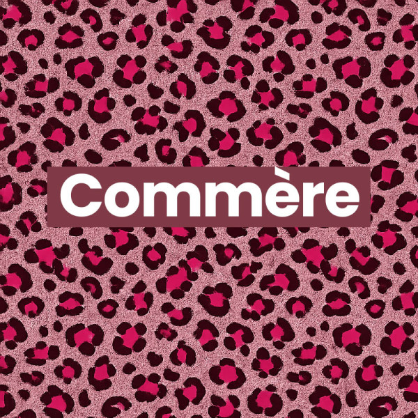 Chaussettes - Femme - Motif léopard avec paillettes - Commère - Taille 36/42 - Humour - Cadeau
