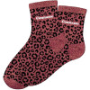 photo-Chaussettes - Femme - Motif léopard avec paillettes - Connasse - Taille 36/42 - Humour - Cadeau