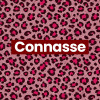Chaussettes - Femme - Motif léopard avec paillettes - Connasse - Taille 36/42 - Humour - Cadeau