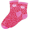 photo-Chaussettes - Femme - Motif léopard avec paillettes - Crazy bitch - Taille 36/42 - Humour - Cadeau
