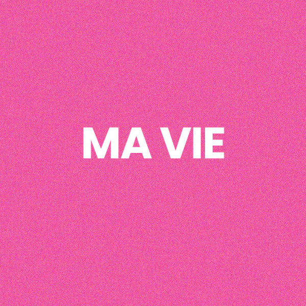 Chaussettes - Femme - Rose avec paillettes - Ma vie - Taille 36/42 - Humour - Cadeau