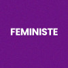 Chaussettes - Femme - Violet avec paillettes - Féministe - Taille 36/42 - Humour - Cadeau