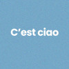 Chaussettes - Femme - Bleu avec paillettes - C'est ciao - Taille 36/42 - Humour - Cadeau