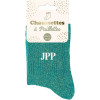 photo-Chaussettes - Femme - Vert avec paillettes - JPP - Taille 36/42 - Humour - Cadeau