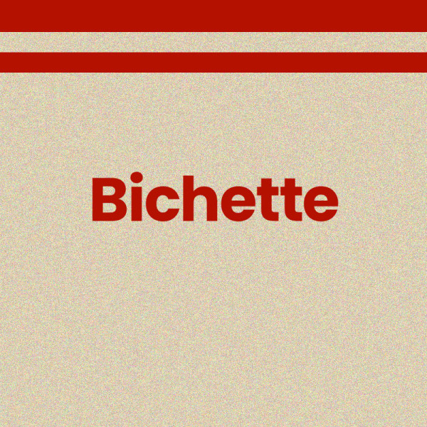 Chaussettes - Femme - Beige avec paillettes avec bandes rouge - Bichette - Taille 36/42