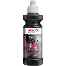photo-Polish - Cire de polissage - Ultra abrasif - Carrosserie de voiture - Sonax - Ultra Cut - 6+3