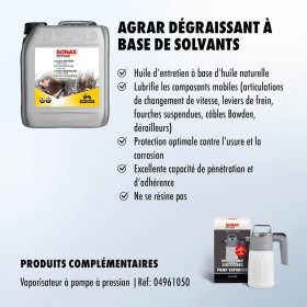Dégraissant - Nettoyant - Moteur - Outils - Elimine huile et graisse - Sonax - 5L