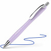 Stylo à bille - Encre bleue - Pointe large - Corps violet - Rétractable - Schneider Slider Rave