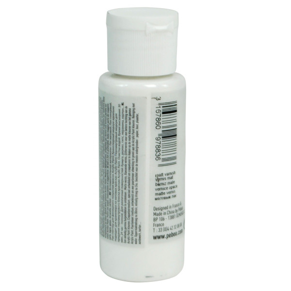Vernis - Mat - Transparent - Tous supports - Loisirs créatifs - Pébéo - Acrylic paint - 59ml