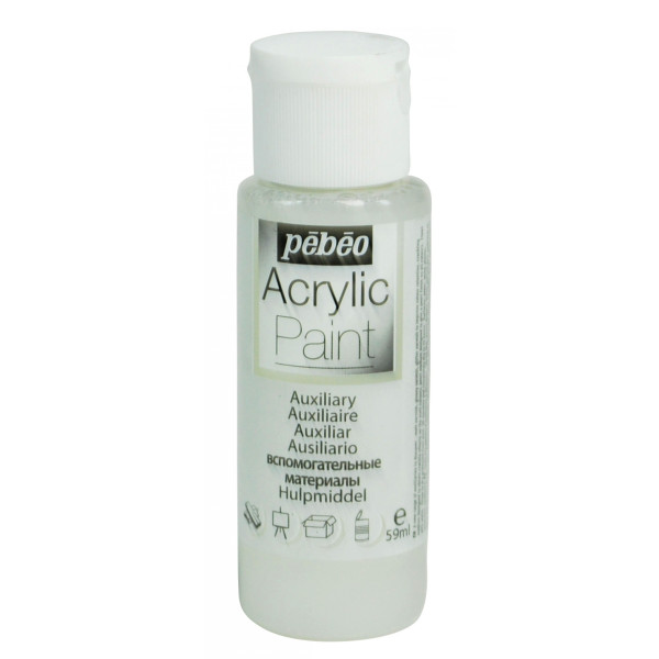 photo-Médium pour créer des effets craquelés sur peinture acrylique mate - Pébéo - Acrylic paint - 59ml