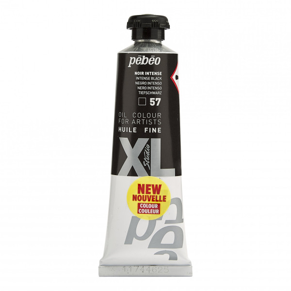 photo-Tube de peinture à l'huile - Fine - Noir intense - 57 - 37ml - Pébéo Studio XL