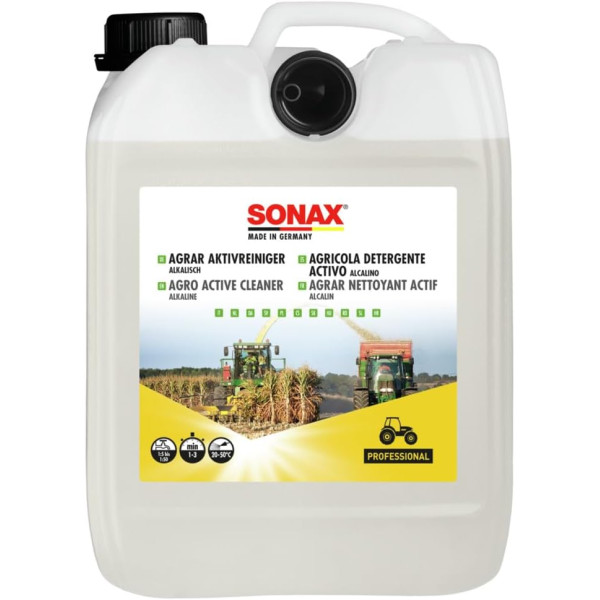 photo-Nettoyant actif - Salissures tenaces - Véhicules, machines et installations agricoles - Sonax - 5L