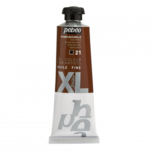 photo-Tube de peinture à l'huile - Fine - Sienne naturelle - 21 - 37ml - Pébéo Studio XL