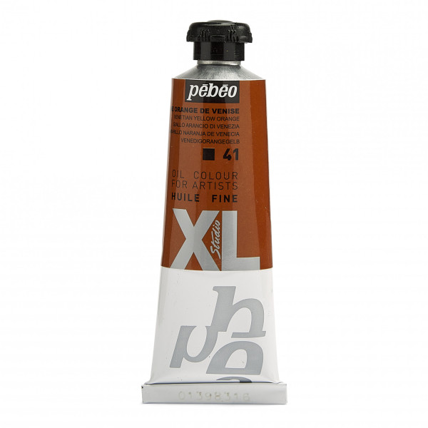 photo-Tube de peinture à l'huile - Fine - Jaune orange de Venise - 41 - 37ml - Pébéo Studio XL