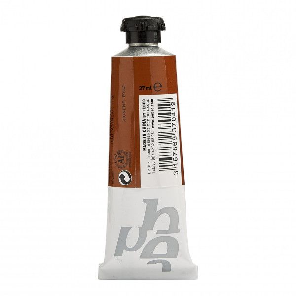 Tube de peinture à l'huile - Fine - Jaune orange de Venise - 41 - 37ml - Pébéo Studio XL