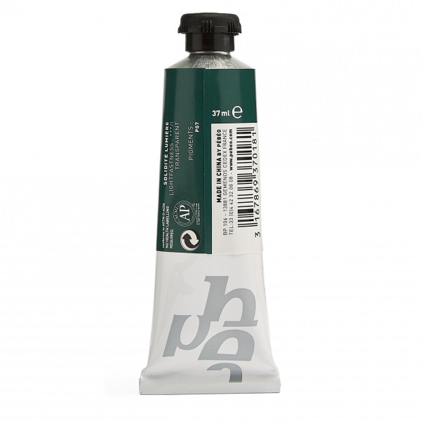 Tube de peinture à l'huile - Fine - Emeraude phtalo - 18 - 37ml - Pébéo Studio XL