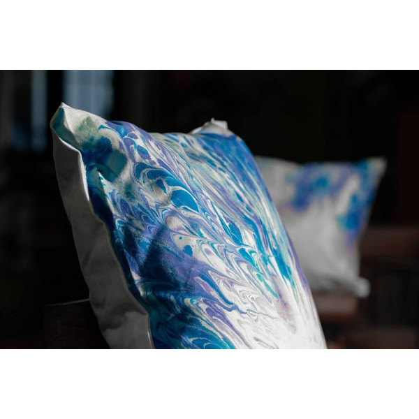Peinture à effet marbré - Noir - Supports clairs - Tissu, papier, plâtre - Pébéo - Marbling