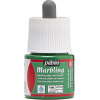 photo-Peinture à effet marbré - Vert émeraude - Supports clairs - Tissu, papier, plâtre - Pébéo - Marbling
