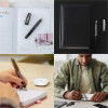 Stylo plume - Pour gaucher - Pointe moyenne - Rechargeable - Bleu spatial - Schneider Ray