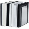 Serre-livres - Aluminium - 2 pièces - 12x12x17,5cm - Pour étagères, bibliothèque