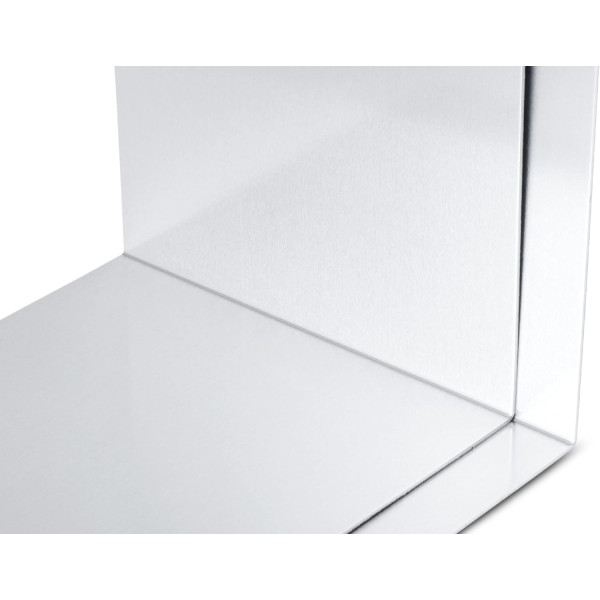 Serre-livres - Aluminium - 2 pièces - 12x12x17,5cm - Pour étagères, bibliothèque