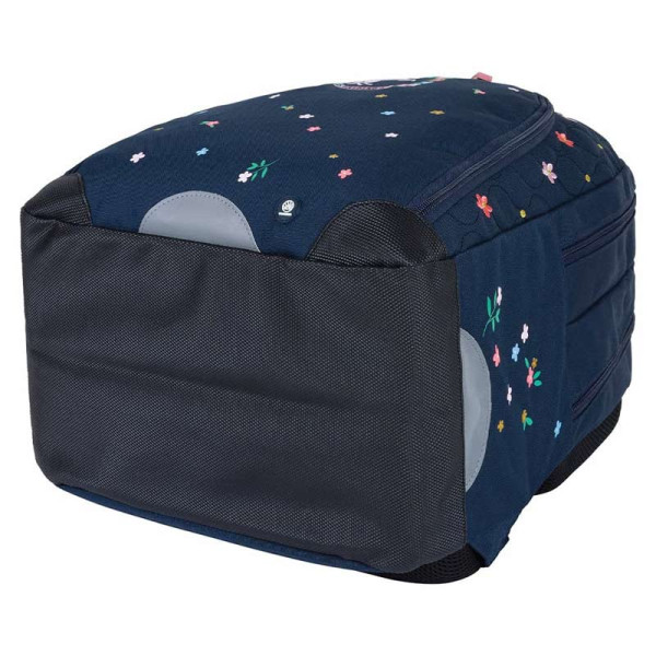 Sac à dos - 2 compartiments - Licorne - Bleu marine - Primaire -  Collège