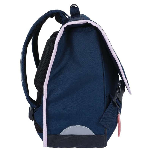 Cartable - 2 compartiments - Licorne - Bleu marine - Primaire - 38x16x34cm