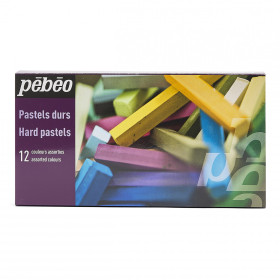 photo-Pastels - Durs - Boîte de 12 couleurs - Dessin, esquisse - Pébéo