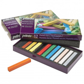 Pastels - Durs - Boîte de 12 couleurs - Dessin, esquisse - Pébéo