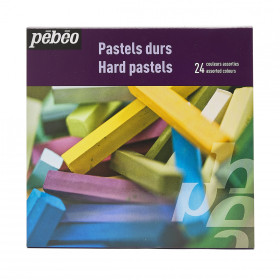 photo-Pastels - Durs - Boîte de 24 couleurs - Dessin, esquisse - Pébéo