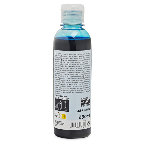 Encre aquarelle - Cyan - Pébéo - Colorex - Calligraphie, dessin - 250ml