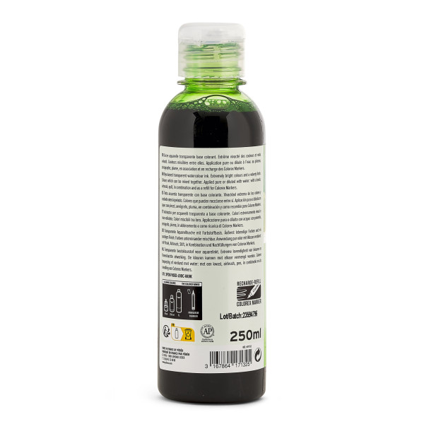 Encre aquarelle - Vert lumière - Pébéo - Colorex - Calligraphie, dessin - 250ml