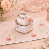 photo-Carte pop-up - Mariage - Vœux - Just married - 12x17cm - Avec enveloppe