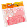 photo-Papier pour scrapbooking - 30,5x30,5cm - 4 feuilles + carte + enveloppe + embellissements - Naissance