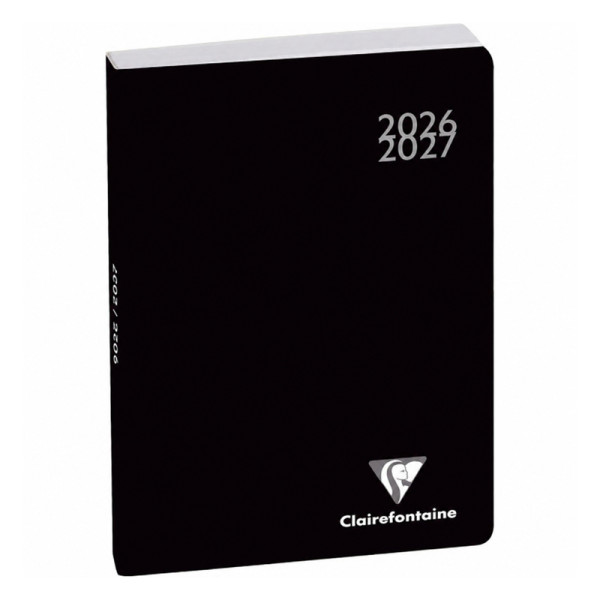 photo-Agenda - 2026/2027 - Scolaire - Noir - 1jour par page - Septembre à septembre