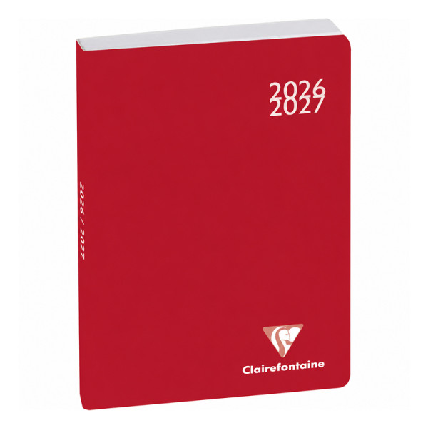 photo-Agenda - 2026/2027 - Scolaire - Rouge - 1jour par page - Septembre à Septembre - Exacompta
