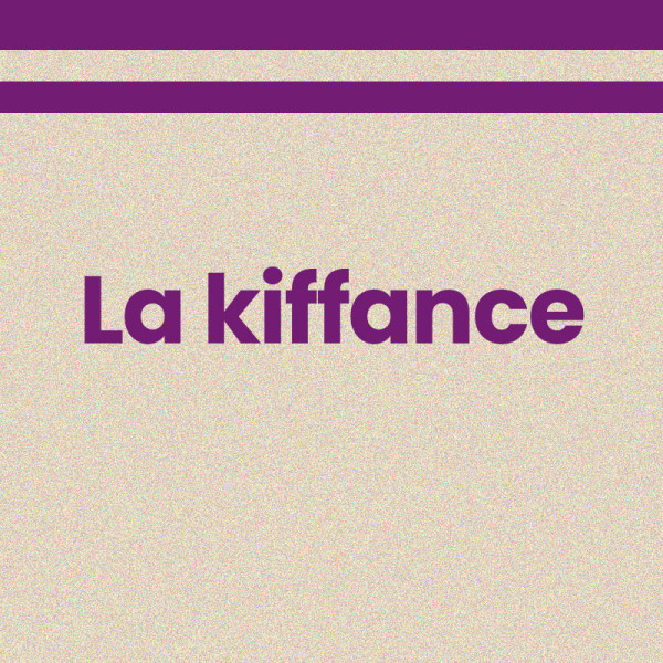 Chaussettes - Femme - Beige avec paillettes avec bandes mauve - La kiffance - Taille 36/42