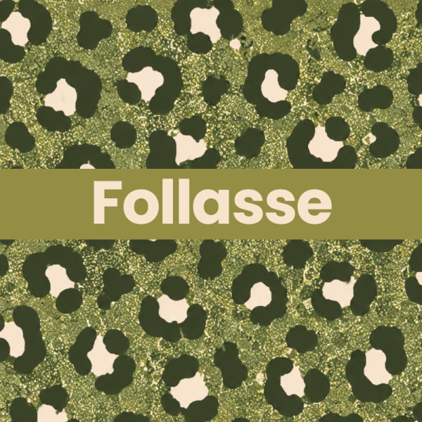 Chaussettes - Femme - Motif léopard avec paillettes - Follasse - Taille 36/42 - Humour - Cadeau