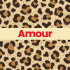 Chaussettes - Femme - Motif léopard avec paillettes - Amour - Taille 36/42 - Humour - Cadeau