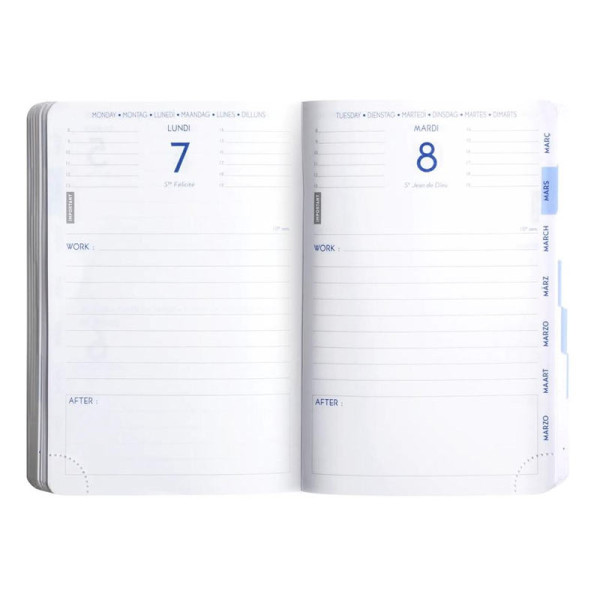 Agenda - 2026/2027 - Scolaire - Shiba manga - 1 page par jour - 12x17cm - Exacompta