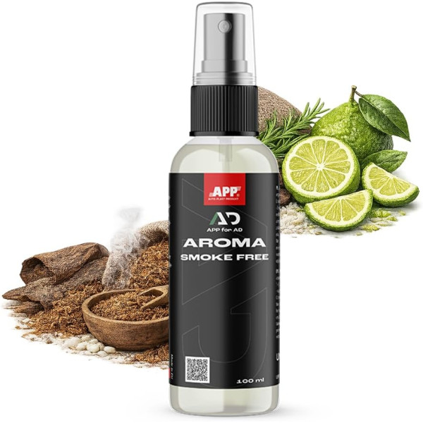 Désodorisant pour voiture - Tabac, romarin, bergamote - Neutralise les odeurs - APP - Aroma Smoke free