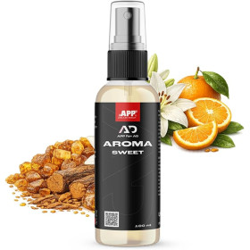 Désodorisant pour voiture - Ambre floral, lys et orange - Neutralise les odeurs - APP - Aroma Sweet